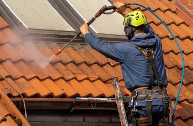 Démoussage et hydrofuge de toiture à Bourdettes